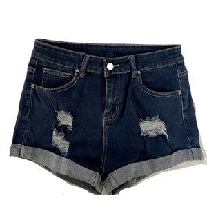 LUOLON LU-SY "Daisy Duke" Shorts Not Too Short! Size M Distressed
